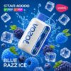 Vozol Vape Star 40000 - Blue Razz Ice