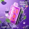 Vozol Vape Rave 40000 - Grape Ice