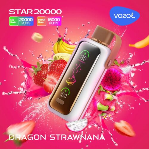 Vozol-Vape-Star-20000-Dragon-Strawnana-1.jpg VOZOL STAR 20k - Dragon Strawnana