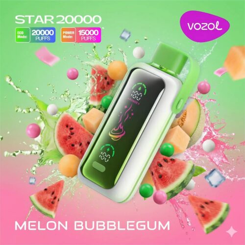 Vozol-Vape-Star-20000-Melon-Bubblegum-1.jpg VOZOL STAR 20k - Melon Bubble Gum